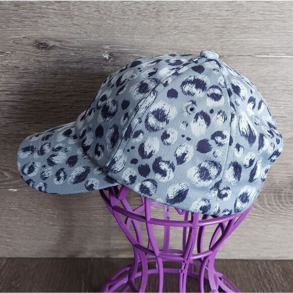 Under Armour Girls UA Wordmark Hat Cap, Washed Blue/Midnight Navy - Picture 3 of 4